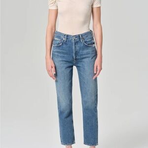 Agolde Women’s Riley Crop Straight Leg Jeans Size 27/4